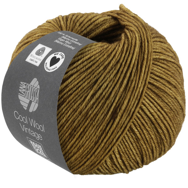 Lana Grossa Cool Wool Vintage 7381 Dunkeloliv 50g