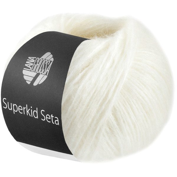 Lana Grossa Superkid Seta 001 Weiß 25g