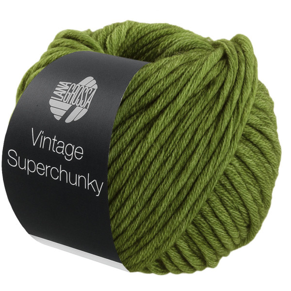 Lana Grossa Vintage Superchunky 507 Apfelgrün 100g