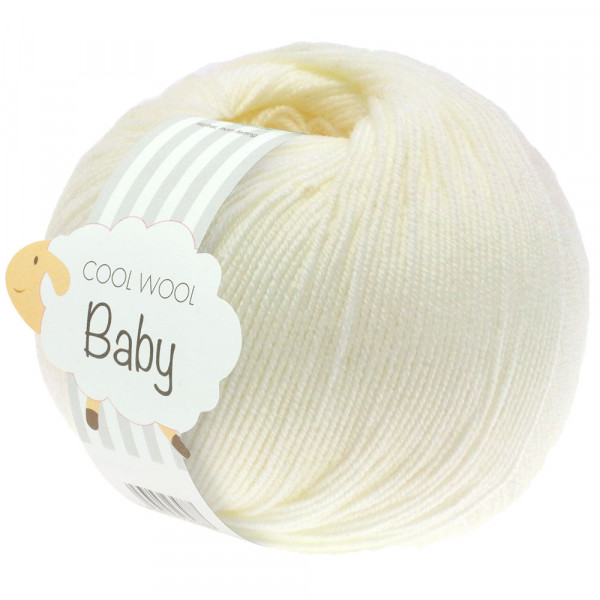 Lana Grossa Cool Wool Baby 213 Rohweiß 50g