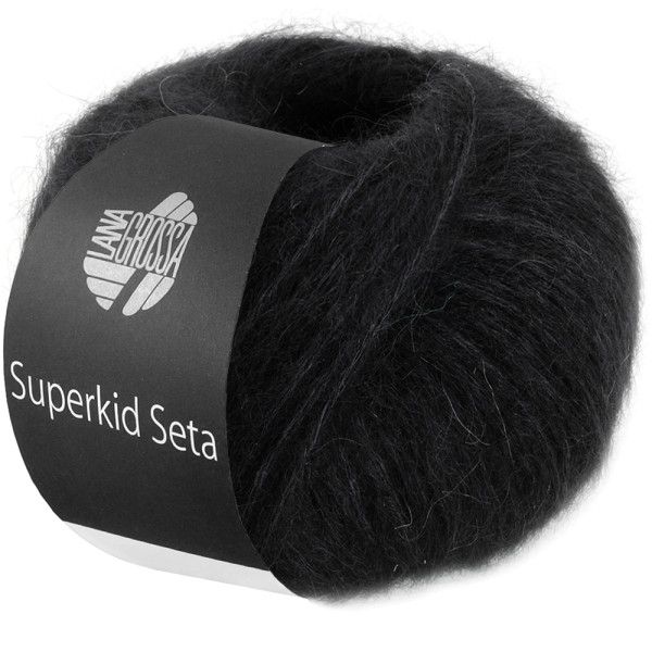 Lana Grossa Superkid Seta 024 Schwarz 25g