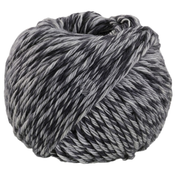 Lana Grossa Vintage Chunky 013 Hell-/Dunkelgrau 50g