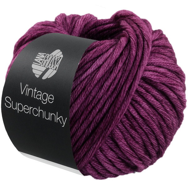 Lana Grossa Vintage Superchunky 502 Bordeaux 100g