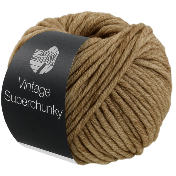 Lana Grossa Vintage Superchunky 508 Khakibeige 100g