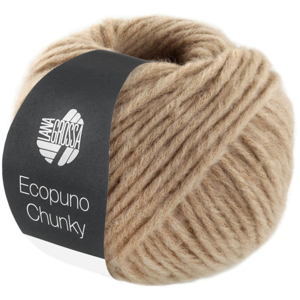 Lana Grossa Ecopuno Chunky 141 Sandbeige 50g