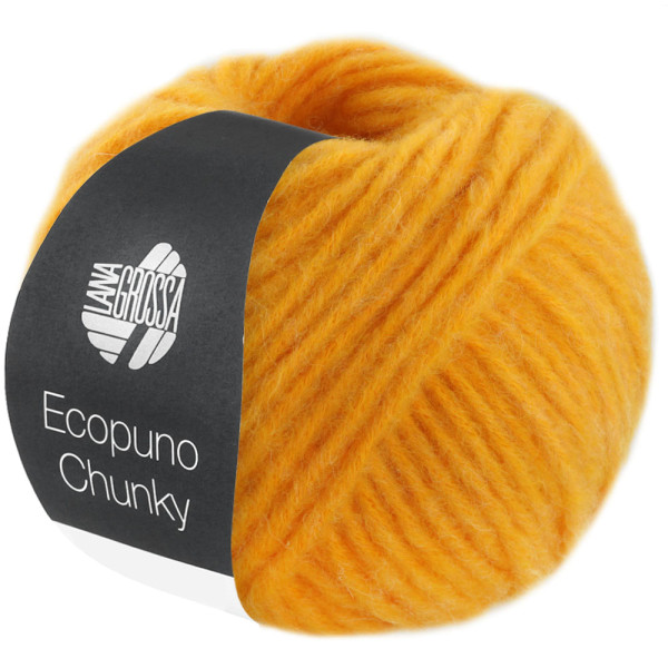 Lana Grossa Ecopuno Chunky 136 Gelb 50g