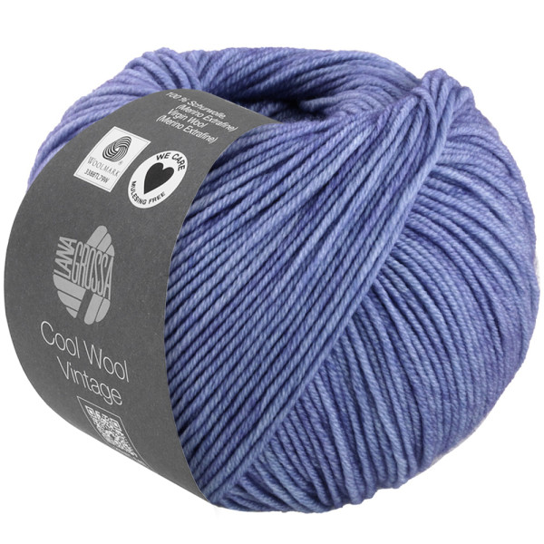 Lana Grossa Cool Wool Vintage 7378 Hellblau 50g