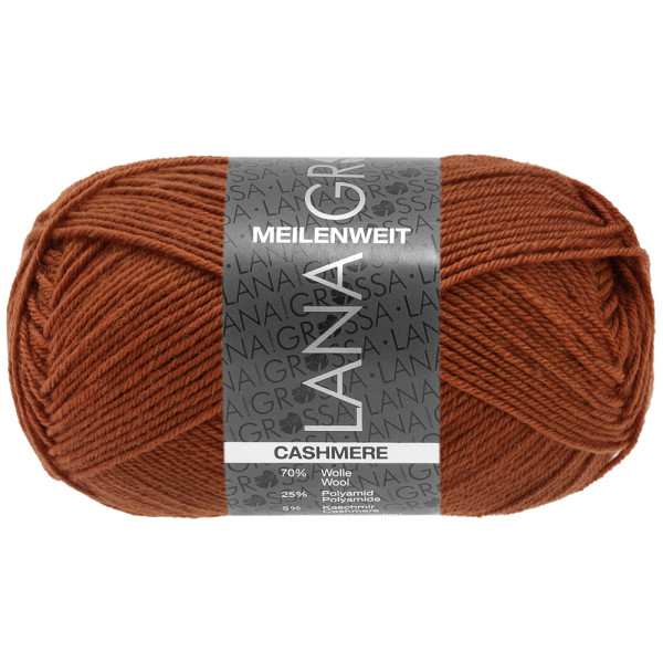 Lana Grossa Meilenweit 50 Cashmere 066 Karamell 50g