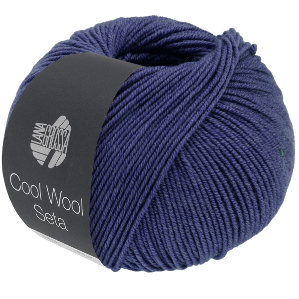 Lana Grossa Cool Wool Seta 021 Marine 50g