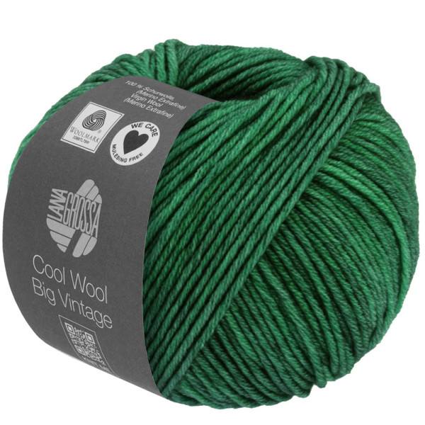 Lana Grossa Cool Wool Big Vintage 7180 Patinagrün 50g