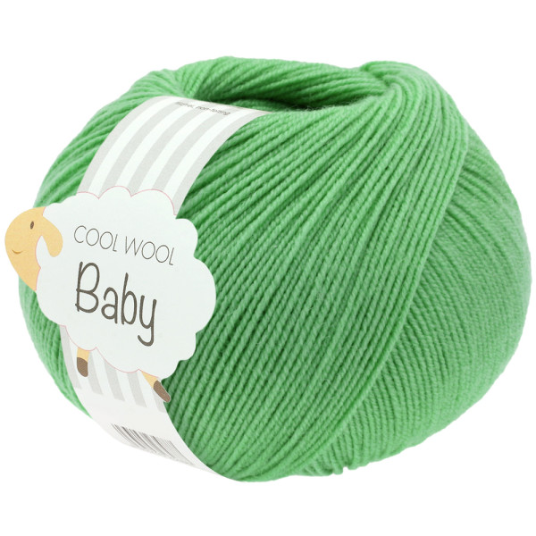 Lana Grossa Cool Wool Baby 325 Jadegrün 50g