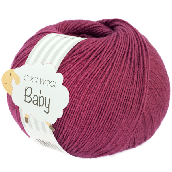 Lana Grossa Cool Wool Baby 330 Indischrot 50g