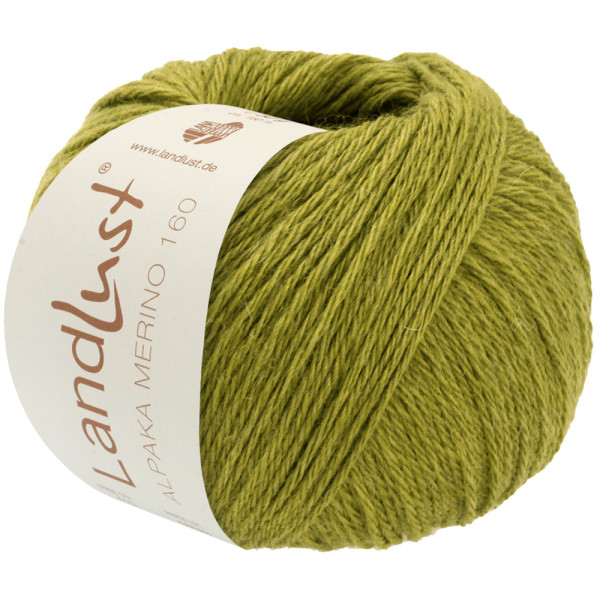 Lana Grossa Landlust Alpaka Merino 160 443 Kiwigrün