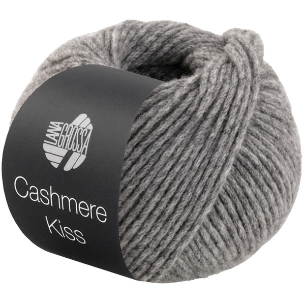 Lana Grossa Cashmere Kiss 106 Grau meliert 25g