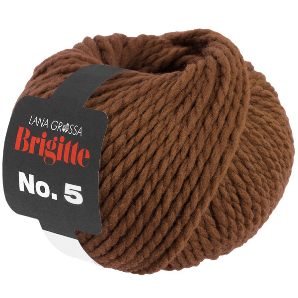 Lana Grossa Brigitte No.5 022 Schokobraun 50g