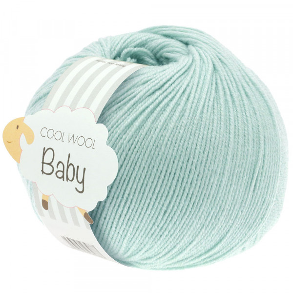 Lana Grossa Cool Wool Baby 257 Zartgrün 50g