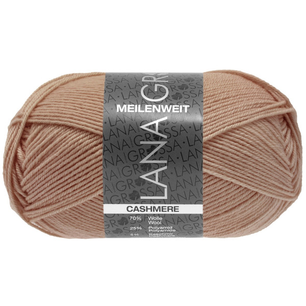 Lana Grossa Meilenweit 50 Cashmere 065 Sandbeige