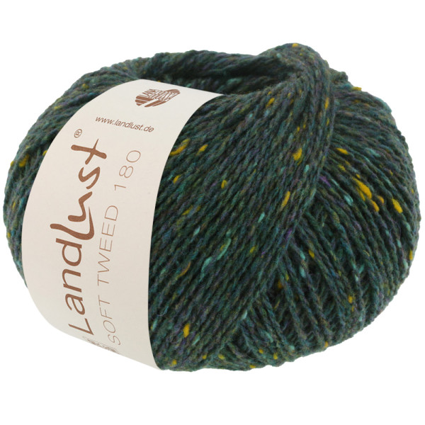 Lana Grossa Landlust Soft Tweed 180 116 Dunkelpetrol meliert 50g