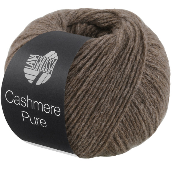 Lana Grossa Cashmere Pure 003 Dunkelbraun 50g