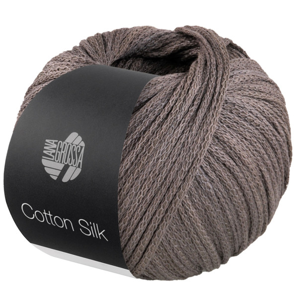 Lana Grossa Cotton Silk 010 Graubraun