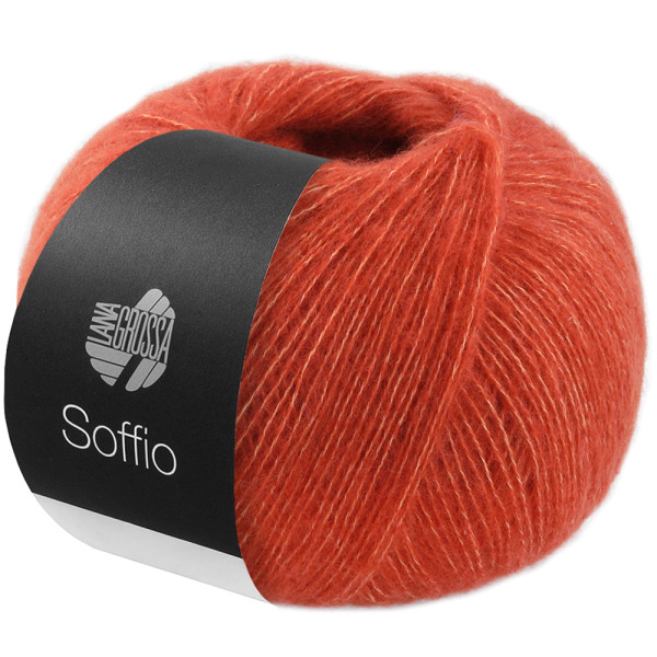 Lana Grossa Soffio 005 Rostorange 25g