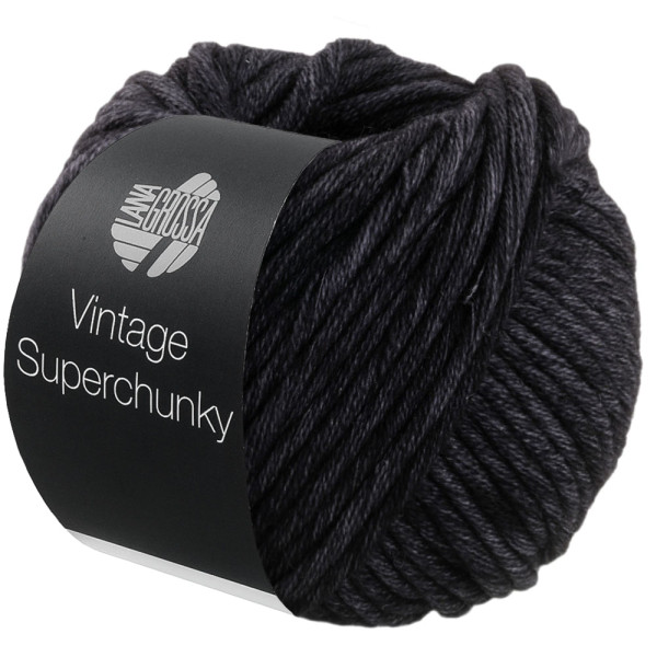 Lana Grossa Vintage Superchunky 511 Anthrazit 100g