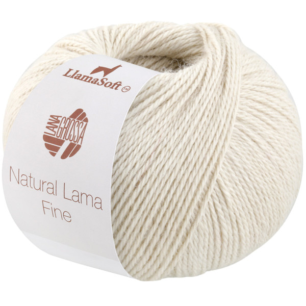 Lana Grossa Natural Lama Fine 109 Natur 50g