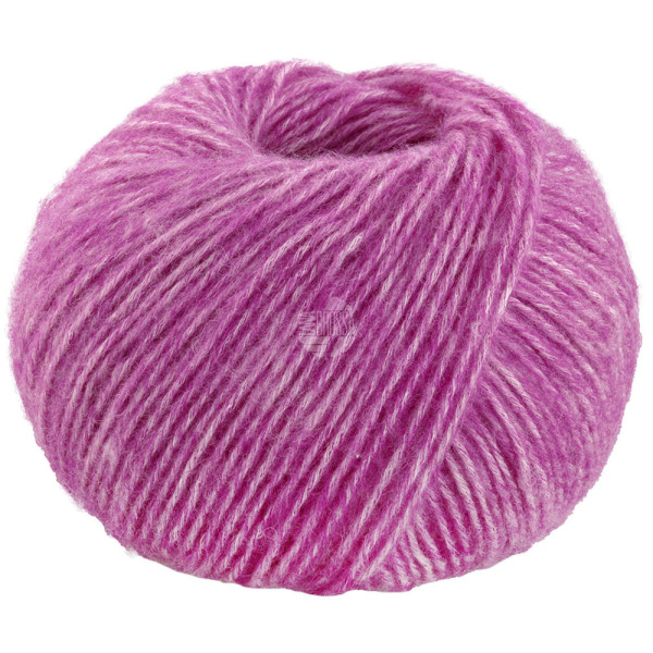 Lana Grossa Natural Alpaca Pelo 029 Fuchsia meliert