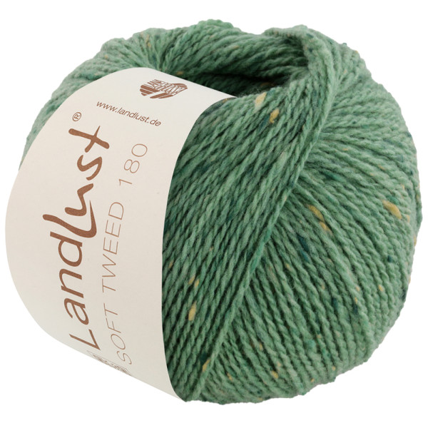 Lana Grossa Landlust Soft Tweed 180 127 Jade meliert 50g