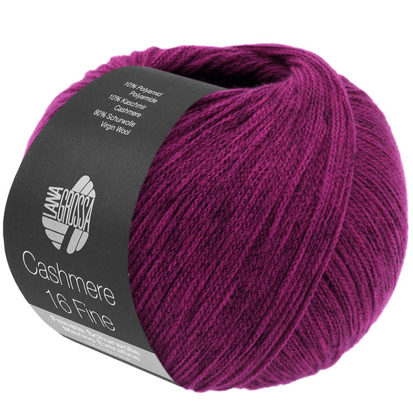 Lana Grossa Cashmere 16 Fine 059 Dunkelfuchsia 50g