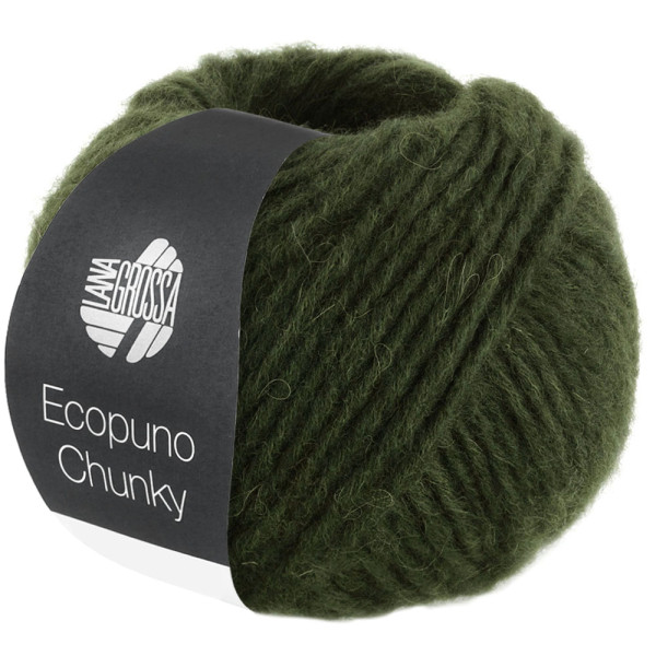 Lana Grossa Ecopuno Chunky 138 Waldgrün 50g