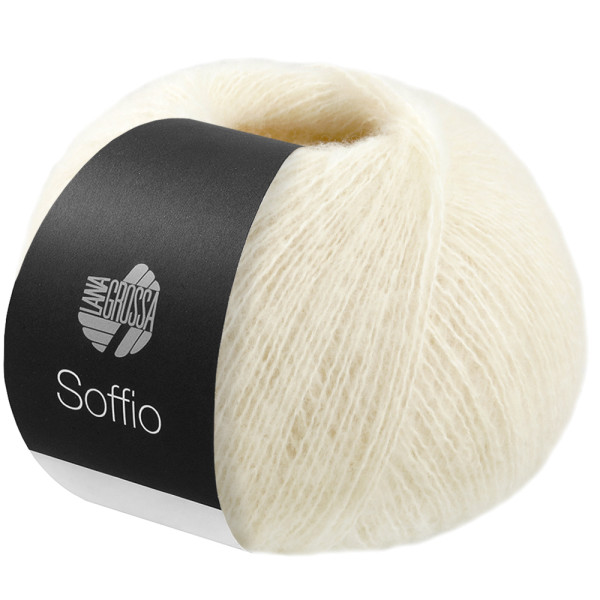 Lana Grossa Soffio 018 Rohweiß 25g