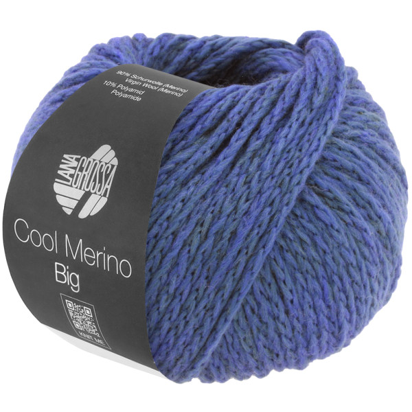 Lana Grossa Cool Merino Big 233 Azurblau 50g