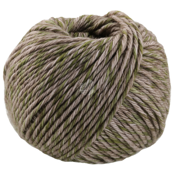 Lana Grossa Vintage Chunky 002 Beige/Oliv 50g