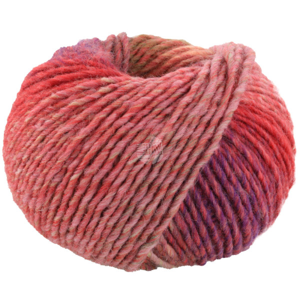 Lana Grossa Colors For You 149 Nougat/Lachsrot/Pink/Rot/Graulila/Graugrün/Zartgelb/Blasslila 50g