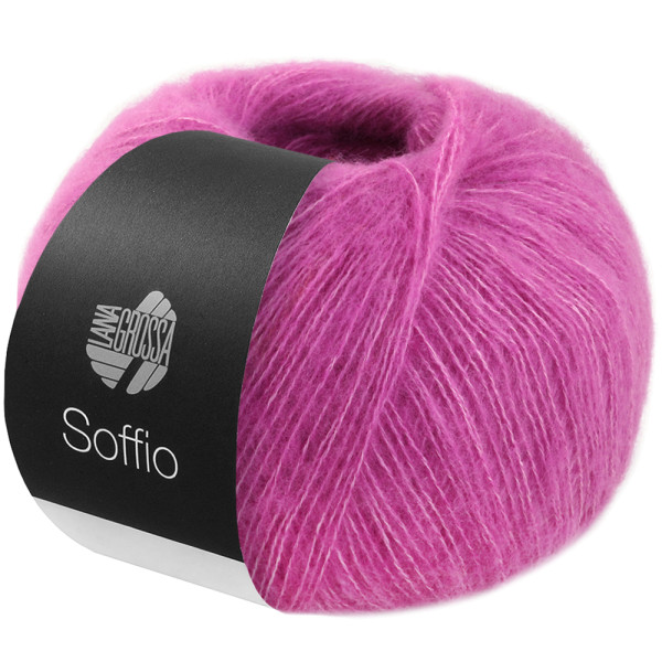 Lana Grossa Soffio 002 Fuchsia 25g