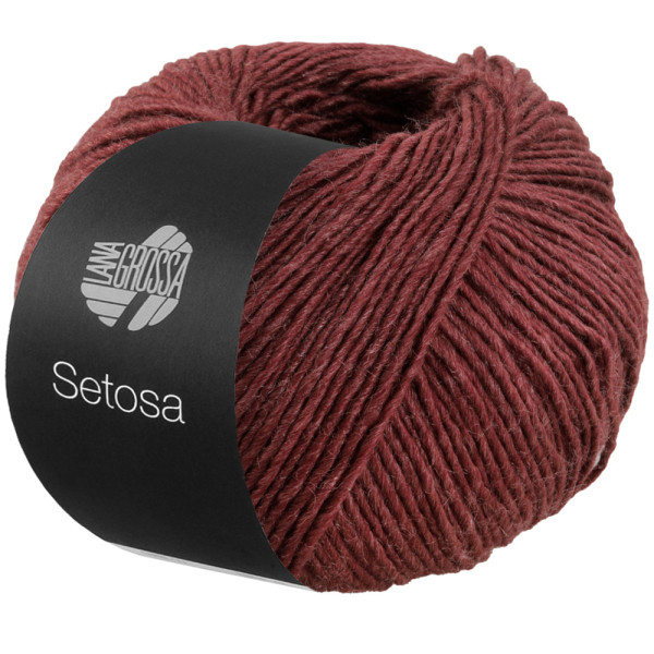 Lana Grossa Setosa 010 Burgund 50g