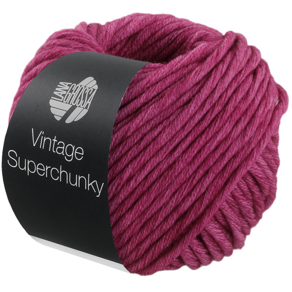 Lana Grossa Vintage Superchunky 501 Weinrot 100g