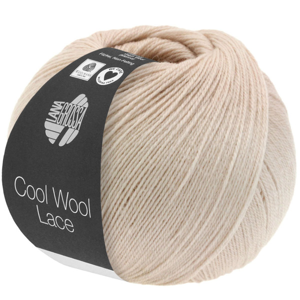 Lana Grossa Cool Wool Lace 056 Perlbeige 50g