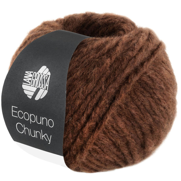 Lana Grossa Ecopuno Chunky 140 Schokobraun 50g