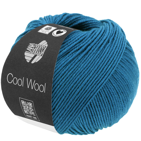 Lana Grossa Cool Wool 2000 2108 Petrolblau 50g