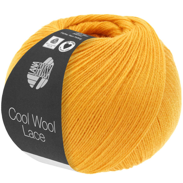 Lana Grossa Cool Wool Lace 049 Gelb 50g