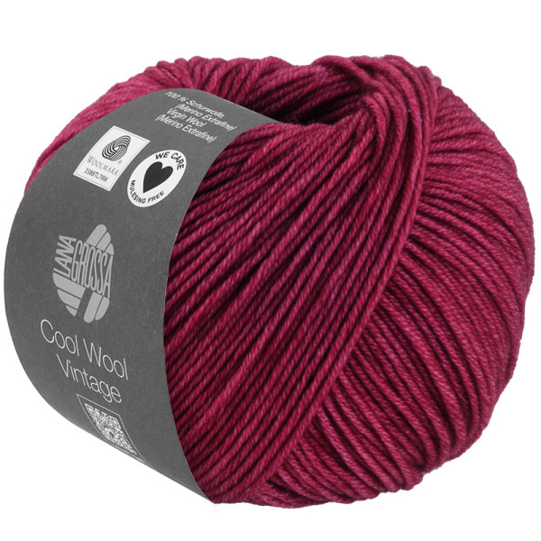 Lana Grossa Cool Wool Vintage 7377 Indischrot 50g