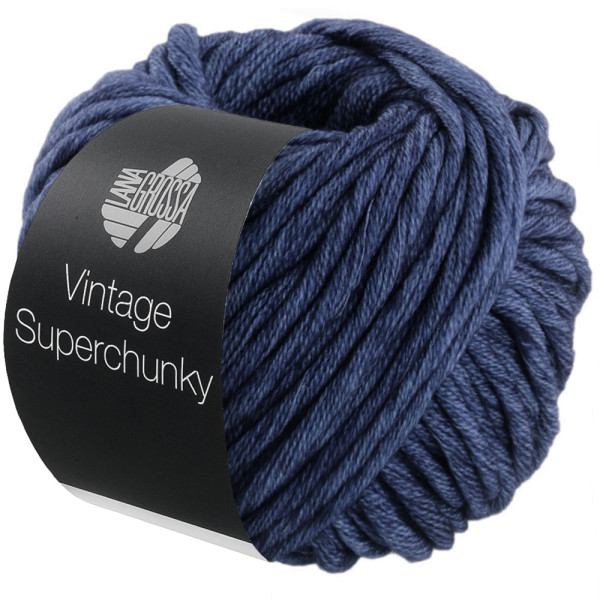 Lana Grossa Vintage Superchunky 505 Dunkelblau 100g