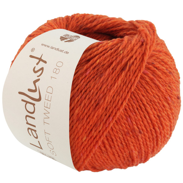 Lana Grossa Landlust Soft Tweed 180 124 Orange meliert 50g