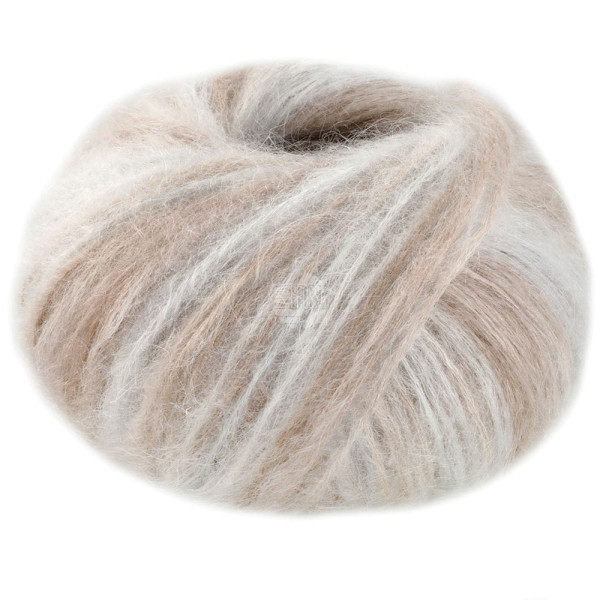 Lana Grossa Superkid Seta 101 Creme/Beige/Silbergrau 25g