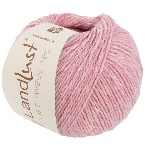 Lana Grossa Landlust Soft Tweed 180 118 Rosa meliert 50g