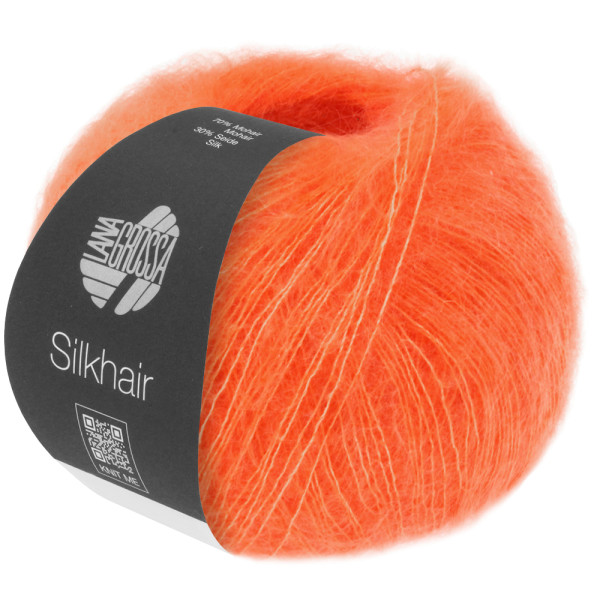 Lana Grossa Silkhair 207 Lachsorange 25g