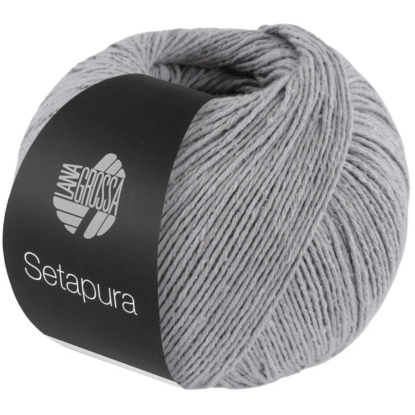 Lana Grossa Setapura 020 Eisgrau 50g