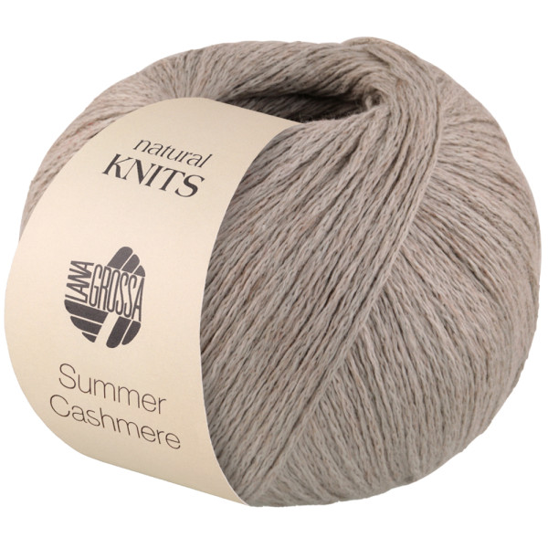 Lana Grossa Summer Cashmere 008 Kieselgrau 50g